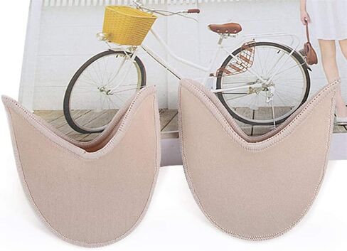 Ballet Dance Pointe Shoe Socks Pad, Toe Pouches Pad, Knitted Fabric Toe Cap Cover Toe Wrapped Protector Cushion Women Anti-Slip Toe Half Socks, Relief Forefoot Pain Point Shoes Ballet Slipper (Short) in Saudi Arabia