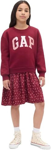 GAP Girls' Short Sleeve Logo Dress in Saudi Arabia