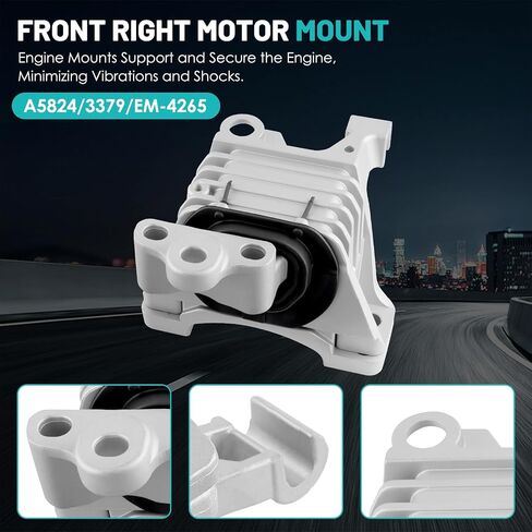 Engine Motor Mount and Transmission Mount Set of 3 Fit for Mercedes-Benz C300 08-12, C350 08-11, GLK350 10-12 3.0L 3.5L Automotive Replacement Engine Motor Trans Mount Set#A4063, A4074 in Saudi Arabia