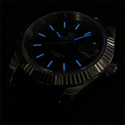 Steeldive SD1933 Water Ghost Men Watch 200m Glass Glass NH35 Automatic Blue Stainless Steel in Saudi Arabia