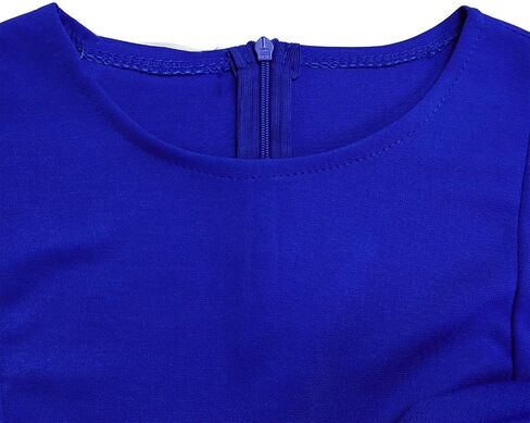 Women Short Sleeve Office Pencil Dress Wedding Guest Church Floral Semi Formal Business Bodycon Midi Dresses in Saudi Arabia