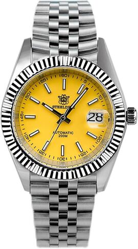 Steeldive SD1933 Water Ghost Men Watch 200m Glass Glass NH35 Automatic Blue Stainless Steel in Saudi Arabia