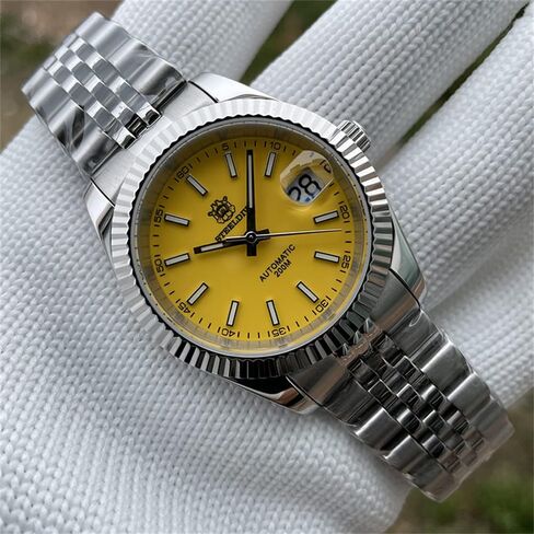 Steeldive SD1933 Water Ghost Men Watch 200m Glass Glass NH35 Automatic Blue Stainless Steel in Saudi Arabia