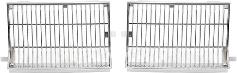 KUAFU Grille Set Compatible with 1981-1986 Oldsmobile Cutlass Supreme Calais Salon 2 Door Models Front Header Panel Radiator Grill Set Chrome in Saudi Arabia