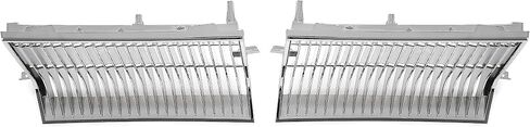 KUAFU Grille Set Compatible with 1981-1986 Oldsmobile Cutlass Supreme Calais Salon 2 Door Models Front Header Panel Radiator Grill Set Chrome in Saudi Arabia