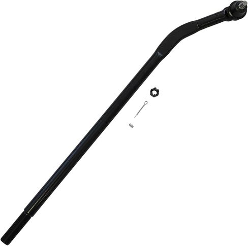 Detroit Axle - Front 4pc Tie Rods Kit for 2007-2017 Jeep Wrangler ، 2018 Wrangler JK ، 2 tie rots 2 inner & outer tie Rod Pitman Arms 2008 2009 2012 2013 2014 2015 2015 2015 Replacement in Saudi Arabia