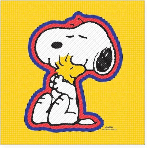 Cafepress الفول السوداني المغناطيس Snoopy Square Car ، شاشة المصد المغناطيسي in Saudi Arabia