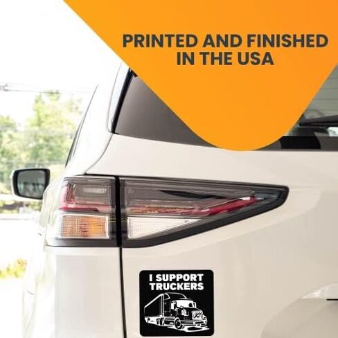 Magnet Me Up أنا أؤيد صائق المغناطيس ، 4x4.5 بوصات ، مغناطيس السيارات الثقيلة لسيارات الدفع الرباعي للشاحنة ، أي سطح مغناطيسي ، معبر عن امتنانه لحامل التسليم ، مصنوع في الولايات المتحدة الأمريكية in Saudi Arabia