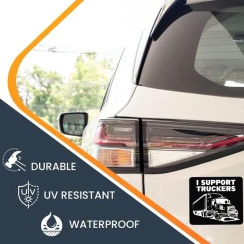 Magnet Me Up أنا أؤيد صائق المغناطيس ، 4x4.5 بوصات ، مغناطيس السيارات الثقيلة لسيارات الدفع الرباعي للشاحنة ، أي سطح مغناطيسي ، معبر عن امتنانه لحامل التسليم ، مصنوع في الولايات المتحدة الأمريكية in Saudi Arabia