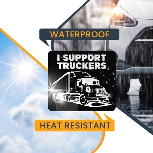 Magnet Me Up أنا أؤيد صائق المغناطيس ، 4x4.5 بوصات ، مغناطيس السيارات الثقيلة لسيارات الدفع الرباعي للشاحنة ، أي سطح مغناطيسي ، معبر عن امتنانه لحامل التسليم ، مصنوع في الولايات المتحدة الأمريكية in Saudi Arabia