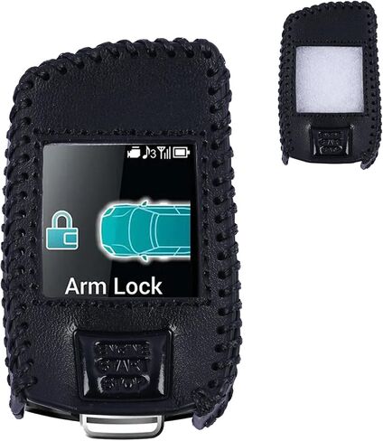 مفتاح العلبة الجلدية FOB متوافق مع Compustar Remote Prime Q9 RF-2WQ9-FM ، مع الغطاء in Saudi Arabia