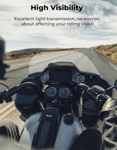 دراجة نارية Kemimoto Clear 14 "الزجاج الأمامي من الزجاج الأمامي المتوافق مع جولة Road Glide FLTR و FLTRSE و FLTRX و FLTRXS 2015-2024 in Kuwait