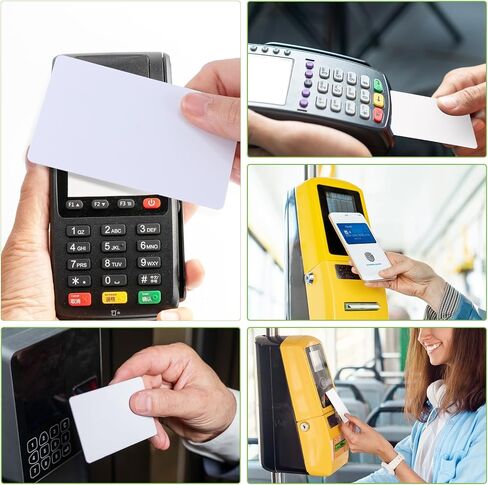 Yolev 100pcs فارغة بطاقات NFC NFC علامات NFC White NFC بطاقة العمل NFC 215 بطاقة NFC قابلة للبرمجة لأجهزة تاجمو و NFC ممكّنة in Kuwait