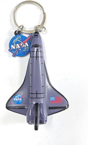 Keychain (4 Colors/Pack) NASA Space Shuttle, 3D Engraving Handpainted Key Chain, Durable Soft PVC Airplane Models Key Ring, Decoration Key Holder Suits for Adult Teenagers Bags, Keys, Gift. in Saudi Arabia