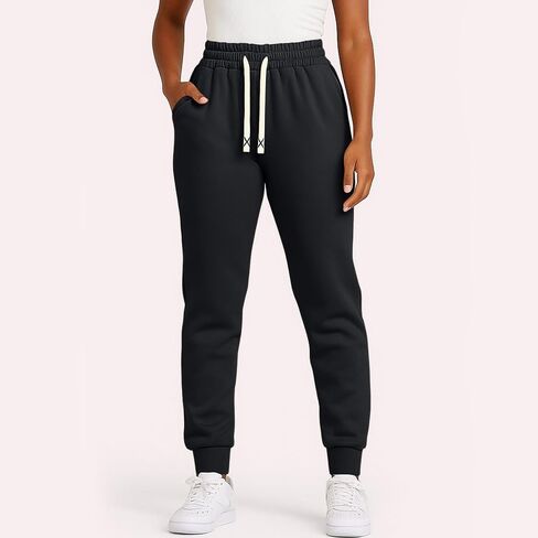 ADHOWBEW Fall Pants for Women 2025 Athletic Cuffed Joggers with Pockets Comfy Fashion Baggy Lightweight Lounge Pants in Saudi Arabia