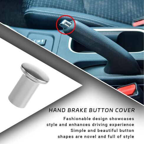 2PCS Turn Knob Drift Button, Aluminum E-Brake Handle Handbrake Emergency Cover, Universal Car Accessories Compatible with Subaru BRZ, Toyota GT86 and Scion FRS (Gold) in Saudi Arabia