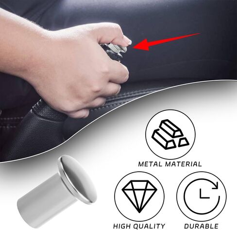 2PCS Turn Knob Drift Button, Aluminum E-Brake Handle Handbrake Emergency Cover, Universal Car Accessories Compatible with Subaru BRZ, Toyota GT86 and Scion FRS (Gold) in Saudi Arabia