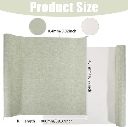 GLOBLELAND Gainsboro Book Cloth for Book Binding 40x16Inch Polyester Fabric Paper Backed Washable and Reusable Protective Cover Book Binding Materials for Adult DIY Book Album Cover in Saudi Arabia