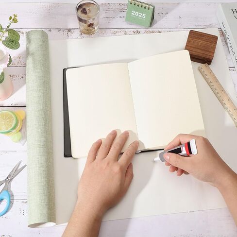 GLOBLELAND Gainsboro Book Cloth for Book Binding 40x16Inch Polyester Fabric Paper Backed Washable and Reusable Protective Cover Book Binding Materials for Adult DIY Book Album Cover in Saudi Arabia