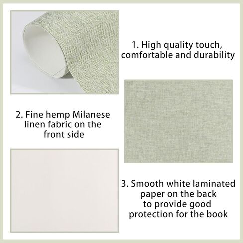 GLOBLELAND Gainsboro Book Cloth for Book Binding 40x16Inch Polyester Fabric Paper Backed Washable and Reusable Protective Cover Book Binding Materials for Adult DIY Book Album Cover in Saudi Arabia