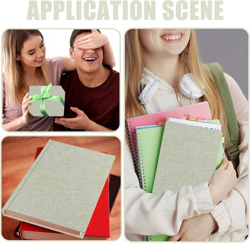 GLOBLELAND Gainsboro Book Cloth for Book Binding 40x16Inch Polyester Fabric Paper Backed Washable and Reusable Protective Cover Book Binding Materials for Adult DIY Book Album Cover in Saudi Arabia