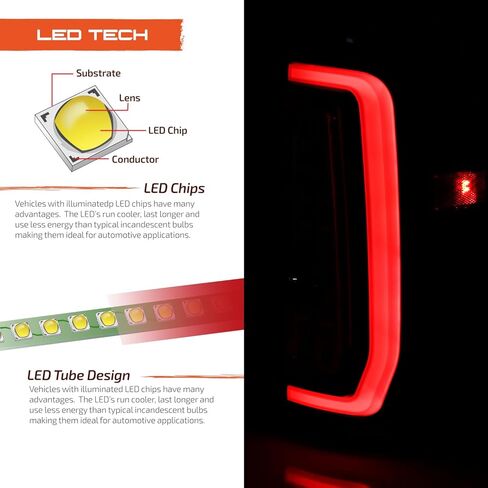 Akkon- FIT 2007-2013 GMC Sierra 07-13 Pickup Truck LED LED LID in Saudi Arabia