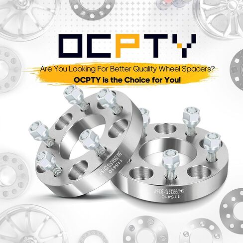 OCPTY 5x4.75 to 5x4.5 Wheel Adapters 1 inch 5 lugs with 12x1.5 studs 73mm fits 1982-2002 for Camaro 1990-2005 for Jimmy - 2PCS in Saudi Arabia