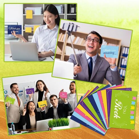 50 pack Employee Appreciation Cards with Envelopes Colorful Employee Thank You Cards Blank Inside Employee Staff Appreciation Cards Bulk for Coworkers Team Motivational Staff Thank You Cards 6x4in in Saudi Arabia