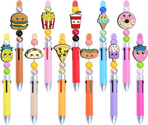 14 قطعة من الخرز البؤري السيليكوني لعيد الميلاد للأقلام، خرز بؤري بنمط عيد الميلاد بالجملة لصنع سلسلة المفاتيح والأقلام القابلة للخرز كروكس مجوهرات سوار صناعة الحرف اليدوية لوازم المشروع in Kuwait