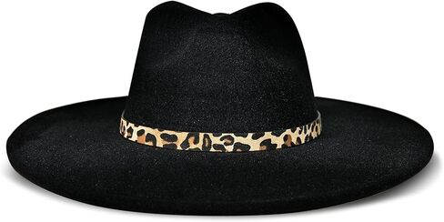 Lucky Brand Women Wool Felt Fabric Wide Brim Boater Adjustable Hat (One Size Fits Most), Ranger w/Buckle-Whiskey in Saudi Arabia