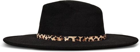 Lucky Brand Women Wool Felt Fabric Wide Brim Boater Adjustable Hat (One Size Fits Most), Ranger w/Buckle-Whiskey in Saudi Arabia
