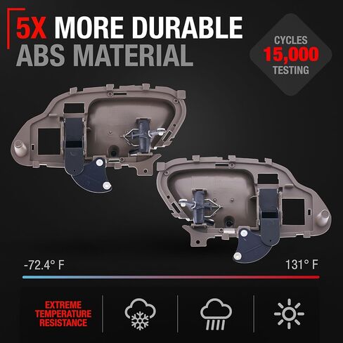 T1A Interior Door Handle Compatible with Chevy/GMC C/K 1500-3500, Suburban, Yukon 1995-2002 - OEM Replacement 15708051, 77570 - Upgraded Metal in Saudi Arabia