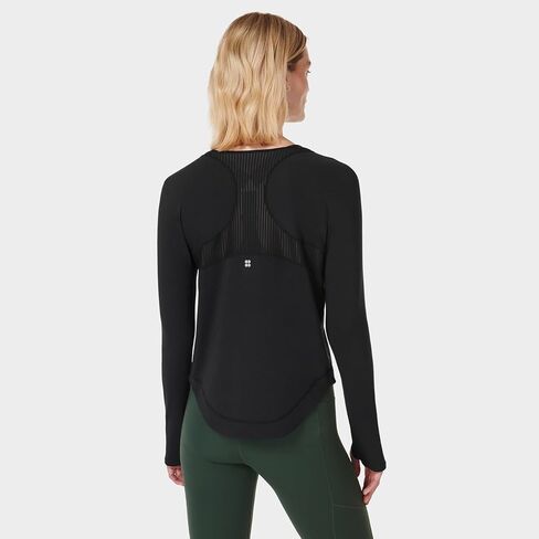 Sweaty Betty Women's Breathe Easy Crewneck Workout Long Sleeve Top in Saudi Arabia