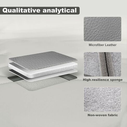 NLQR Front Driver Side Bottom Replacement Microfiber Leather Seat Cover Stone Gray Compatible with Toyota Land Cruiser 1998 1999 2000 2001 2002 2003 2004 2005 2006 2007 in Kuwait