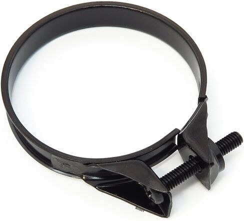 Black Carburetor Carb Clamp 47mm - 50mm - Compatible with Vintage Honda Kawasaki Suzuki Yamaha Motorcycles in Saudi Arabia