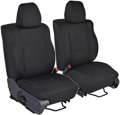 PolyCustom Seat Covers for Ford F-150 Crew Cab 04-08 - Washable Single Bucket EasyWrap Cloth - Charcoal Gray in Saudi Arabia