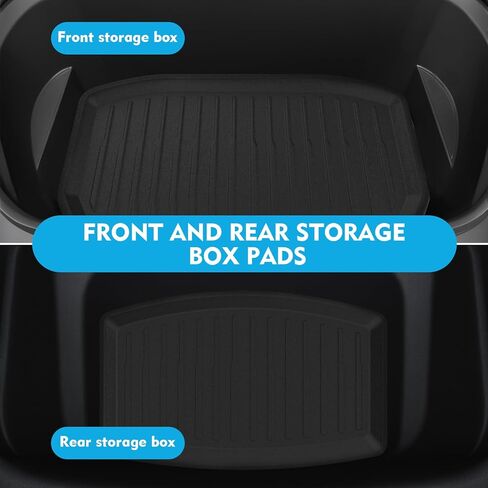 2025 Floor Mats for Tesla Model 3 2024 Accessories 6 Piece All-Weather Accessory Set with Cargo Liner and Truck Storage Mat fit for Daily Commutes, Road Trips (Model 3 Highland 2024+) in Kuwait