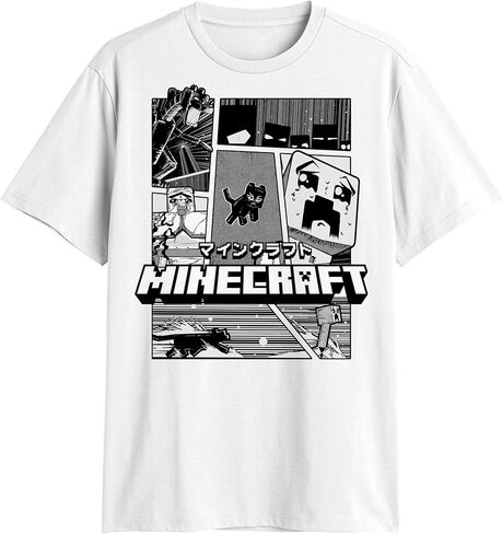 Minecraft Manga Stories Creeper Adult T-Shirt in Saudi Arabia