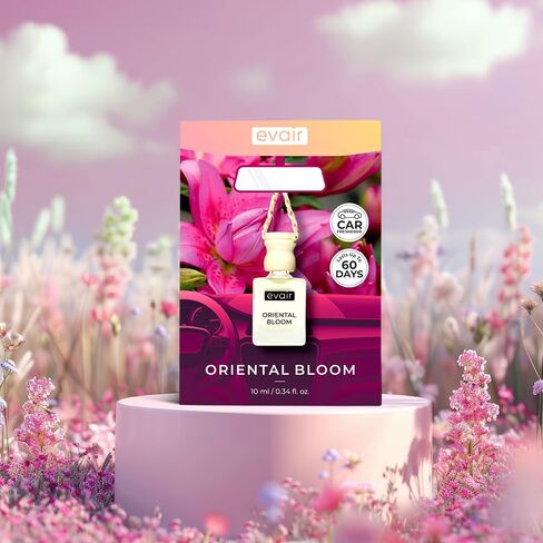 معطر الهواء Evair مع عطر الزيوت الأساسية في زجاجة زجاجية مع غطاء الناشر الخشبي | 10 مل - حزمة من 1 (غاردينيا) in Kuwait