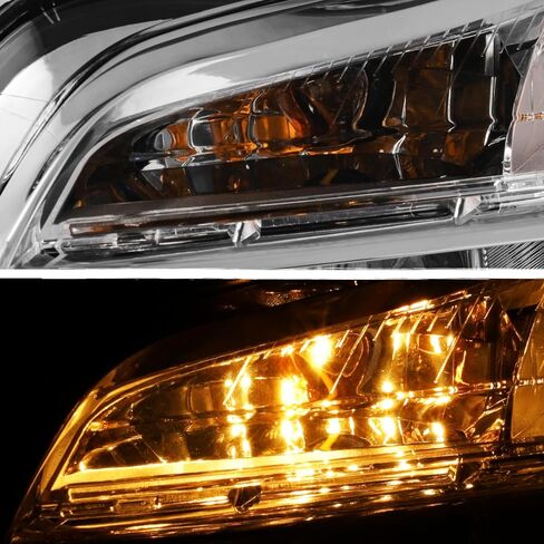 AKKON - Fits 2011 2012 2013 Buick Regal [Halogen Type] Chrome Headllights Pair Driver Left+Passenger Right Replacement in Kuwait