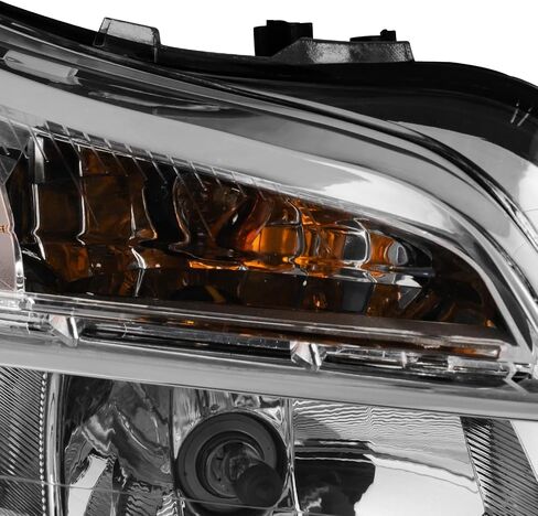 AKKON - Fits 2011 2012 2013 Buick Regal [Halogen Type] Chrome Headllights Pair Driver Left+Passenger Right Replacement in Kuwait