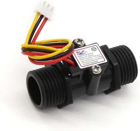 4-Branch Water Flow Sensor G1/2 Water Heater Hall Flow Meter DN15 Turbine Flow Meter S201C in Saudi Arabia