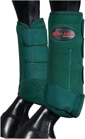 HILASON L M S Horse Front Rear Hind Leg Sport Boots 2 Pack | 4 Pack | Horse Leg Boots | Horse Jumping Boots | Horse Sport Boots in Saudi Arabia