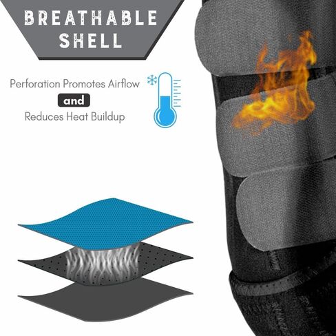 أحذية رياضية HILASON L M S للحصان الأمامي والخلفي والساق الخلفية 2 عبوة | 4 عبوات | أحذية ساق الحصان | أحذية القفز الحصان | أحذية رياضة الخيل in Kuwait