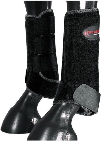 HILASON L M S Horse Front Rear Hind Leg Sport Boots 2 Pack | 4 Pack | Horse Leg Boots | Horse Jumping Boots | Horse Sport Boots in Saudi Arabia