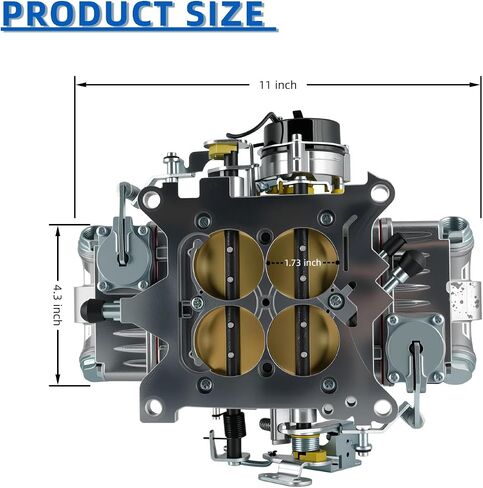 4150 Double Pumper Carburetor Brawler BR-67214 850CFM Carburetor 4 Barrel With Electric Choke replacement for Holley 4150 BR67214 Brawler Street Carb Mechanical Secondary (BR67214-850) in Saudi Arabia
