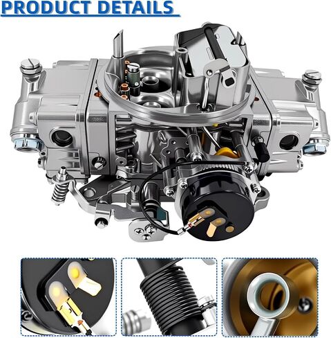 4150 Double Pumper Carburetor Brawler BR-67214 850CFM Carburetor 4 Barrel With Electric Choke replacement for Holley 4150 BR67214 Brawler Street Carb Mechanical Secondary (BR67214-850) in Saudi Arabia