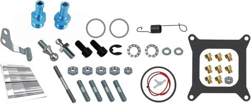 4150 Double Pumper Carburetor Brawler BR-67214 850CFM Carburetor 4 Barrel With Electric Choke replacement for Holley 4150 BR67214 Brawler Street Carb Mechanical Secondary (BR67214-850) in Saudi Arabia