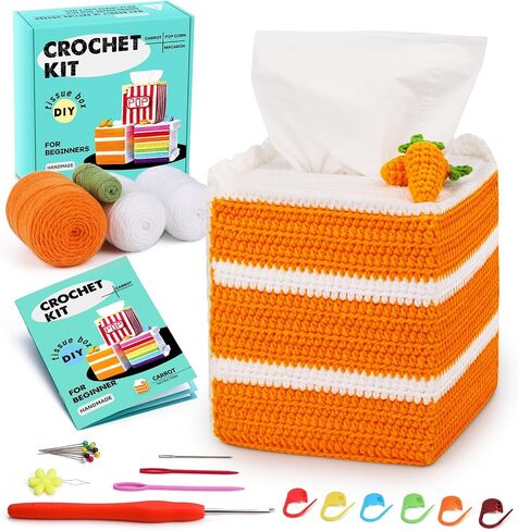 مجموعة أكياس Crochet Pnytty للمبتدئين أدوات البالغين ، ومجموعات كتف الكتوبية-حقيبة الكتف مع دروس فيديو خطوة بخطوة ، خيوط ، خطاف لصياغة هدية in Kuwait