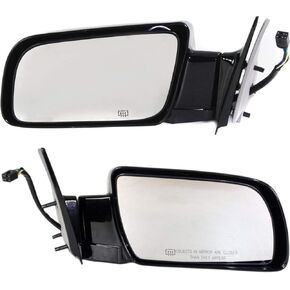 Kool Vue Driver & Passenger Side Power Heated Mirrors for Chevrolet/GMC C1500 K1500 Suburban 1992-1999 Without Auto-Dimming Paintable in Saudi Arabia